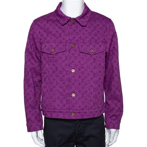 louis vuitton denim jacket purple|louis vuitton denim jacket price.